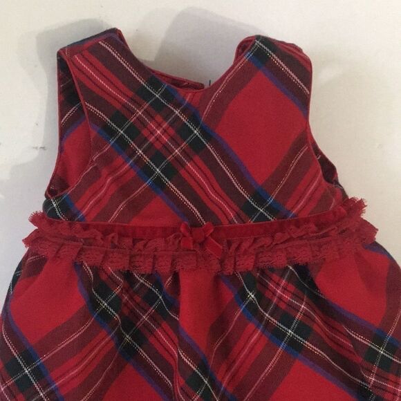Bundle Sale 3 for $15 | The Children’s Place | 2 pc Plaid Dress | 6-9 months - Picture 3 of 13